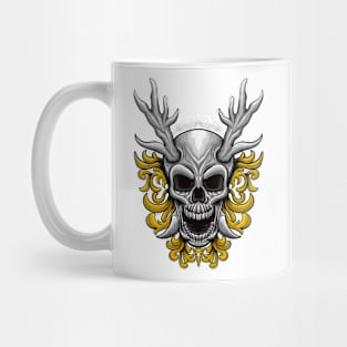 skull ornament Mug